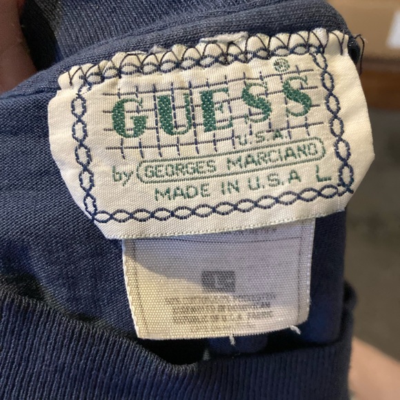Men’s Guess tee with embroidered logo - Picture 3 of 5